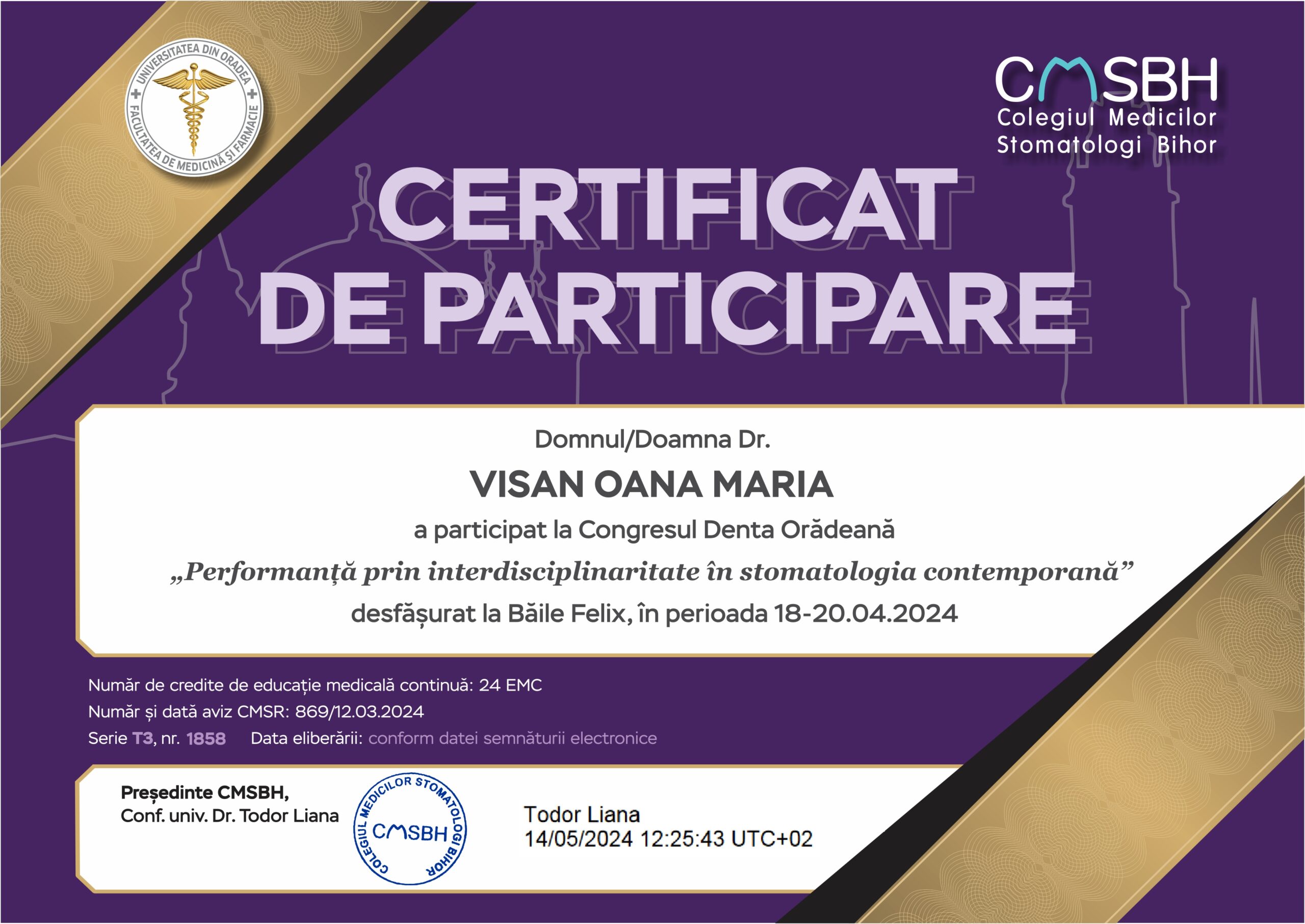1858 VISAN OANA MARIA